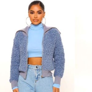 Light soft Sherpa jacket